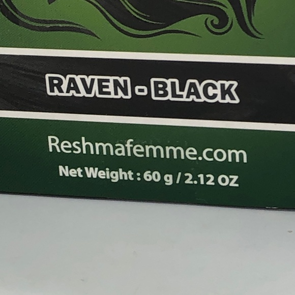 2 Packs of 100% Natural Reshma Femma Henna Rich Conditioning RAVEN-BLACK  2.12. - Picture 8 of 14